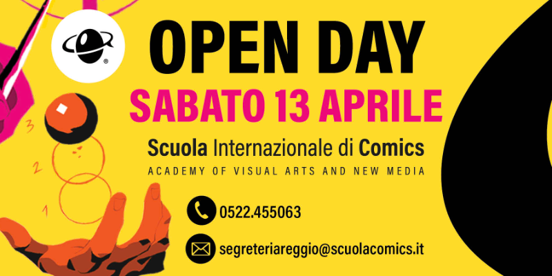 Immagine della news OPEN DAY SABATO 13 APRILE 