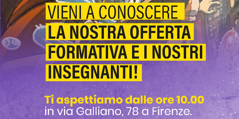 Immagine news Open day 8 giugno Firenze