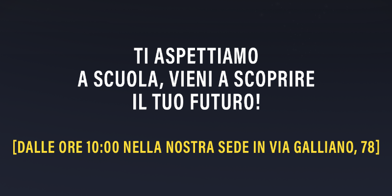 Immagine news Open day 5 aprile 2025
