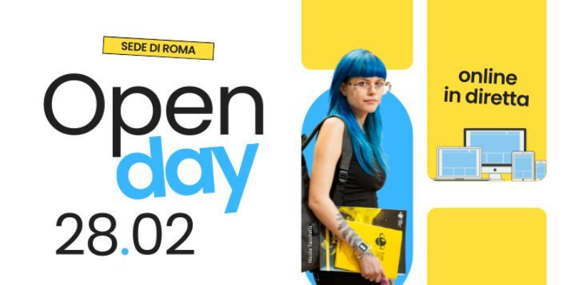 Open Day Online • SEDE ROMA sabato 28 febbraio