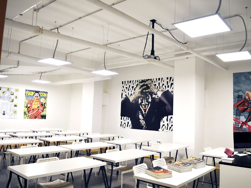 Foto della sede di Roma della scuola Comics